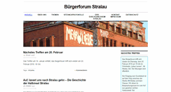 Desktop Screenshot of buergerforum-stralau.de